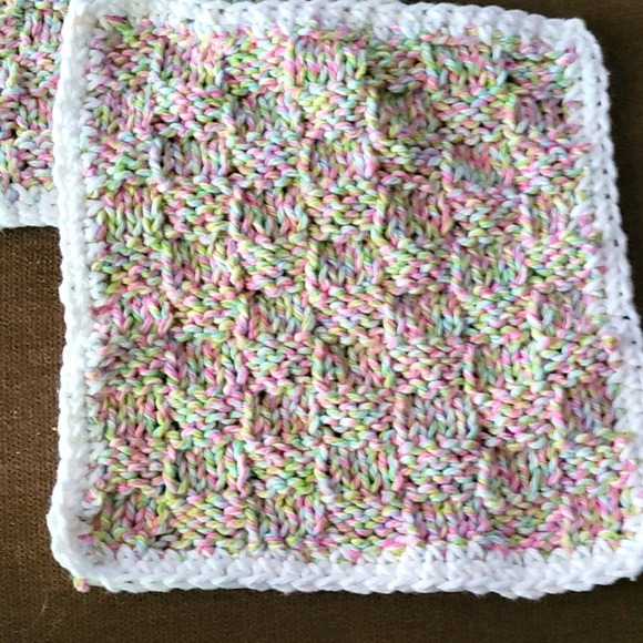 Cotton Handmade Dishcloth- Washcloths Body -Face cloth set 3 - Picture 3 of 3
